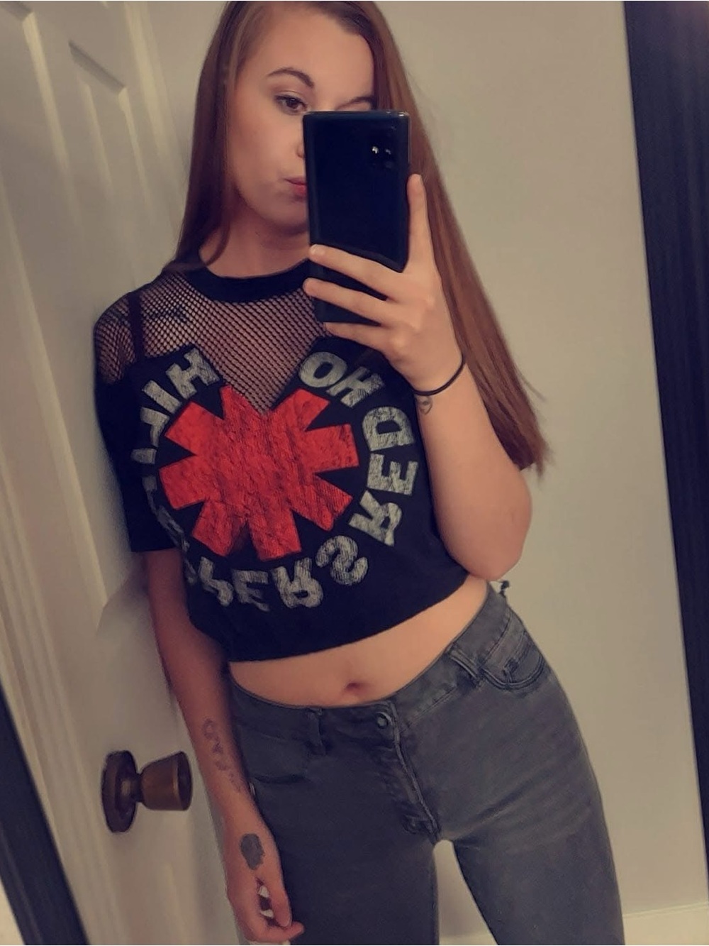 RHCP band tee xs
